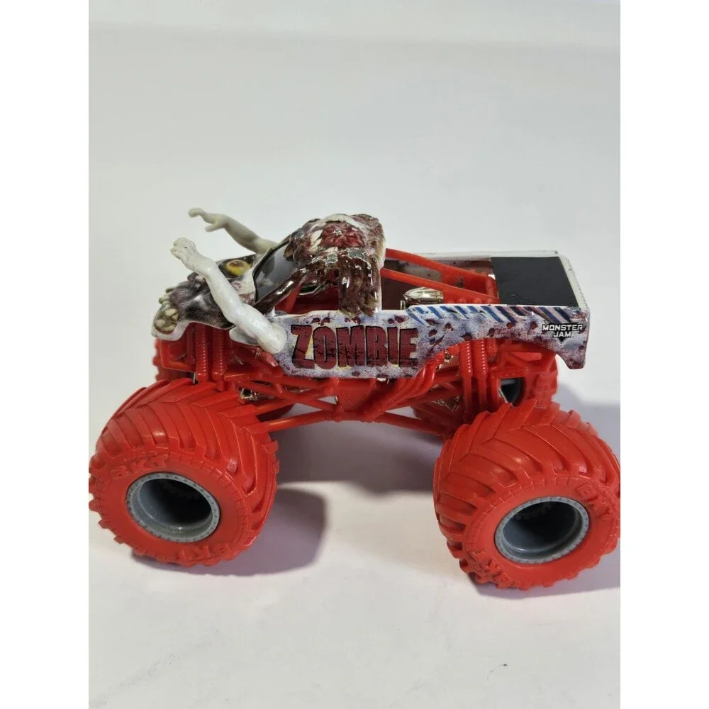 Monster Jam Zombie 1:64 Spin Master Red Wheels Moving Arms Diecast Truck